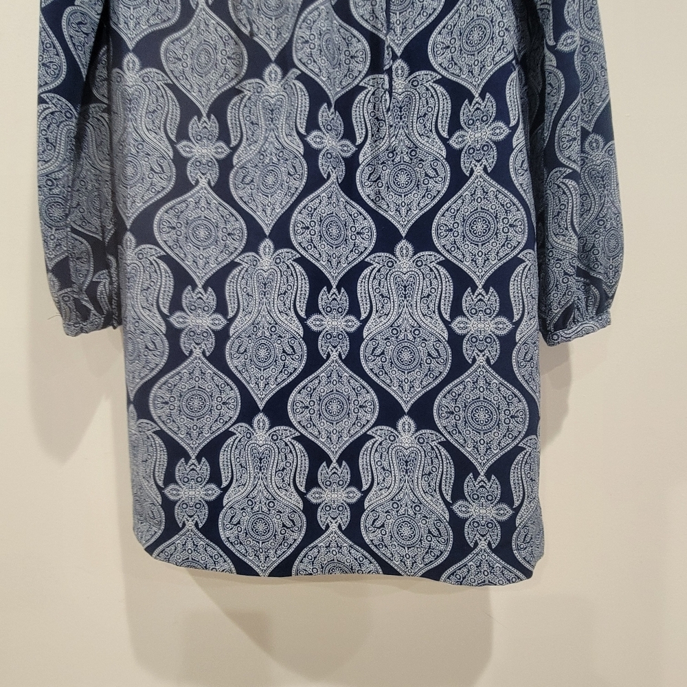 mark. Blue Long Sleeve Midi Dress / Size Medium - Picture 6 of 8